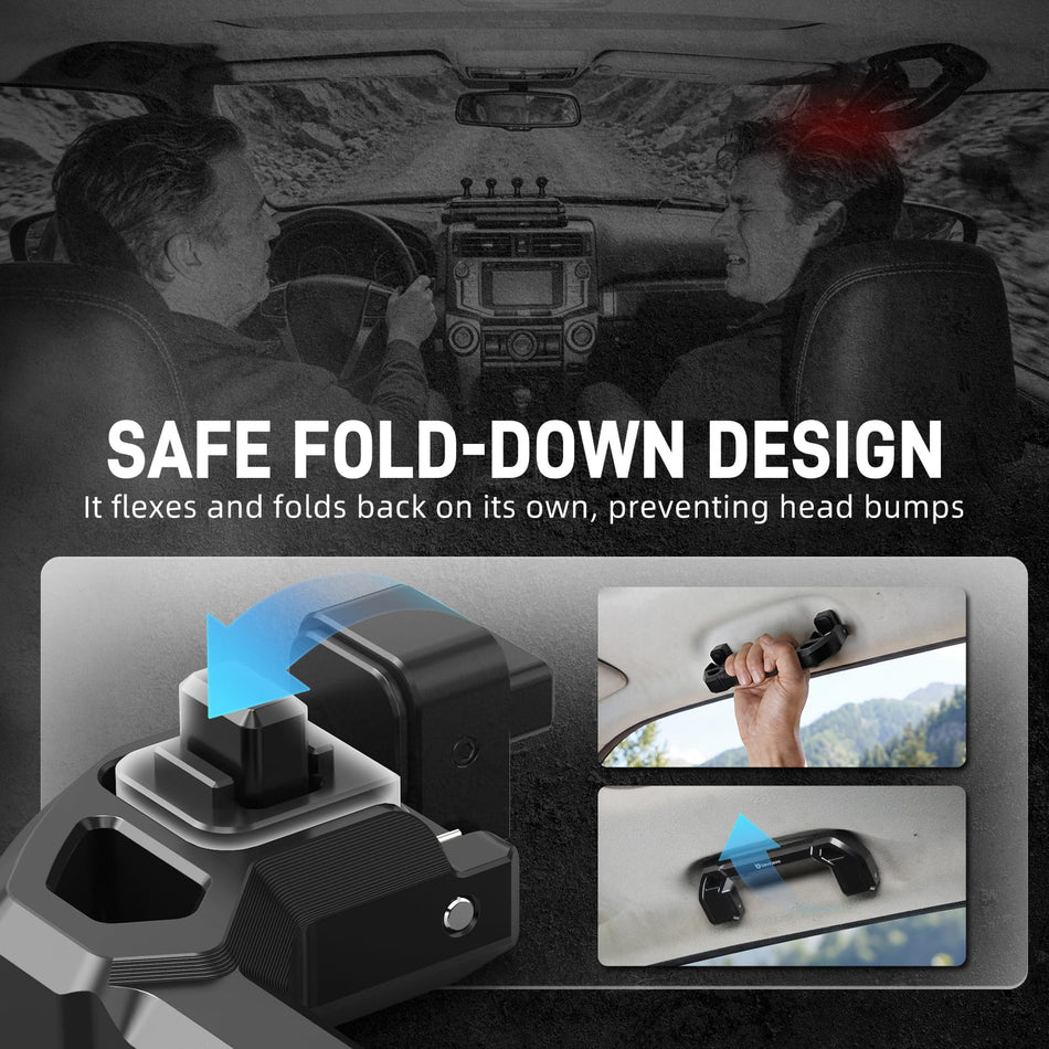 Aluminum Fold-Down Grab Handles For 4Runner Yaris Prius
