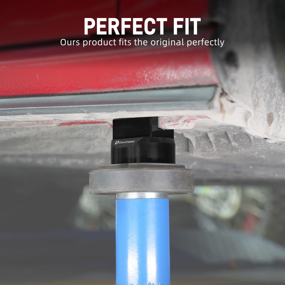 BEVINSEE Aluminum Jack Pad Adapter For VW GOLF MK7 MK7.5 MK8 AUDI A3 8V 2012-2026