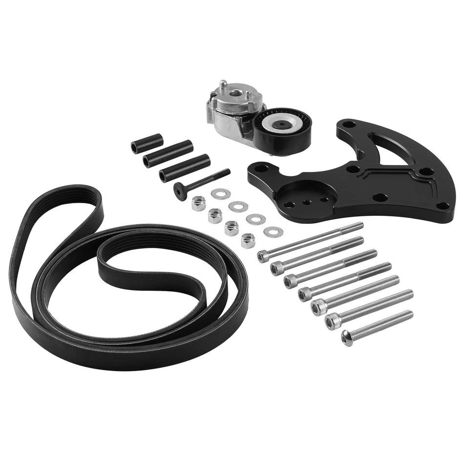 For LS R4 A/C High Mount Bracket w/ Tensioner Belt LQ LS2 LS3 LS6 Vortec Truck