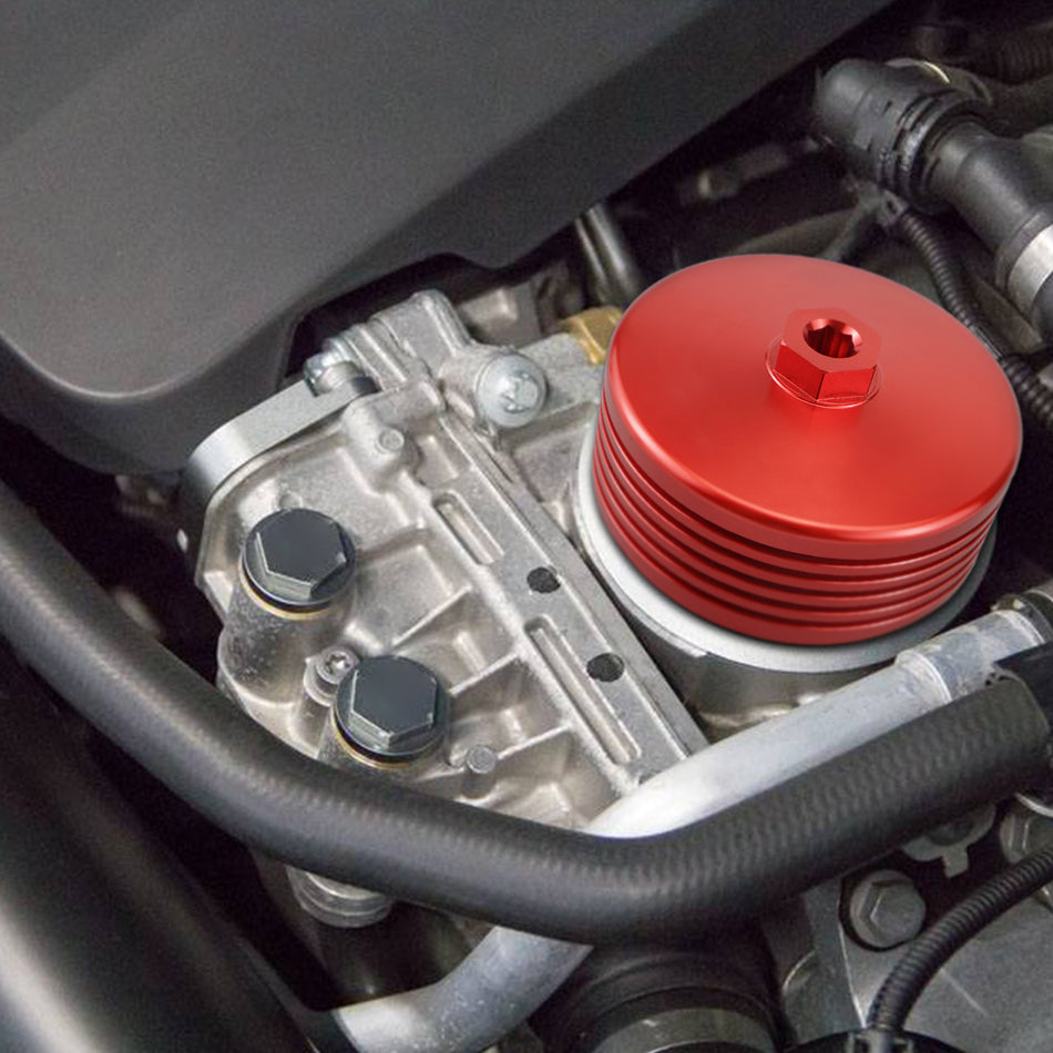 Aluminum Oil Filter Housing Cap for BMW E83 X3 2007-2010