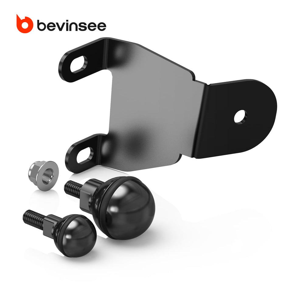BEVINSEE Phone Mount Bracket For BMW E90 E91 E92 E93 with Navigation