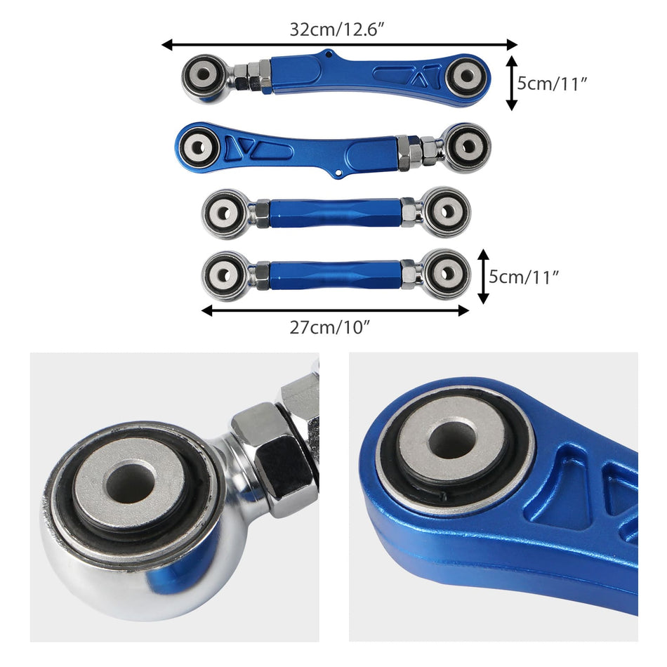 BEVINSEE Adjustable Rear Camber Control & Toe Arm For Tesla Model S/X 2012-2019