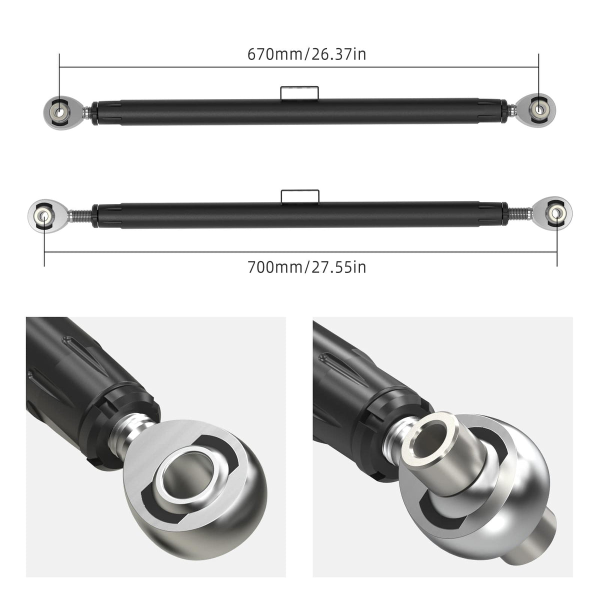 BEVINSEE Adjustable Rear Lower Control Arm For Toyota 4Runner – Bevinsee