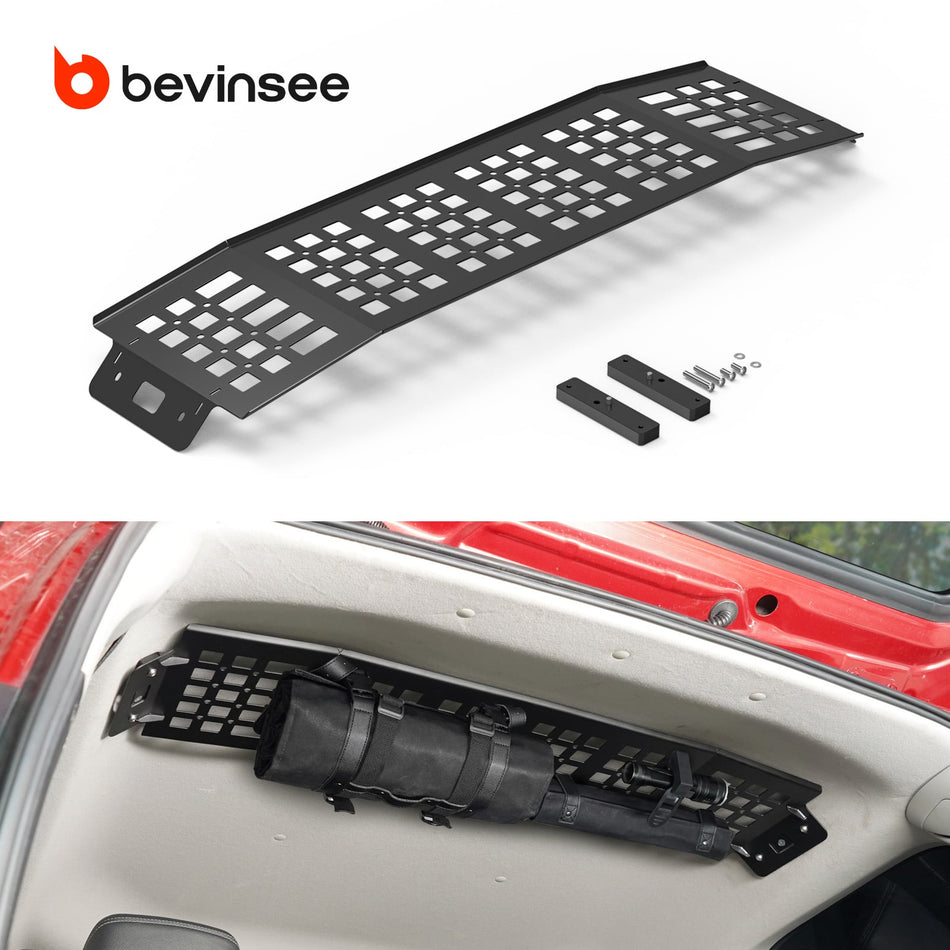 BEVINSEE Rear Overhead Storage Panel For 4Runner 2010-2024