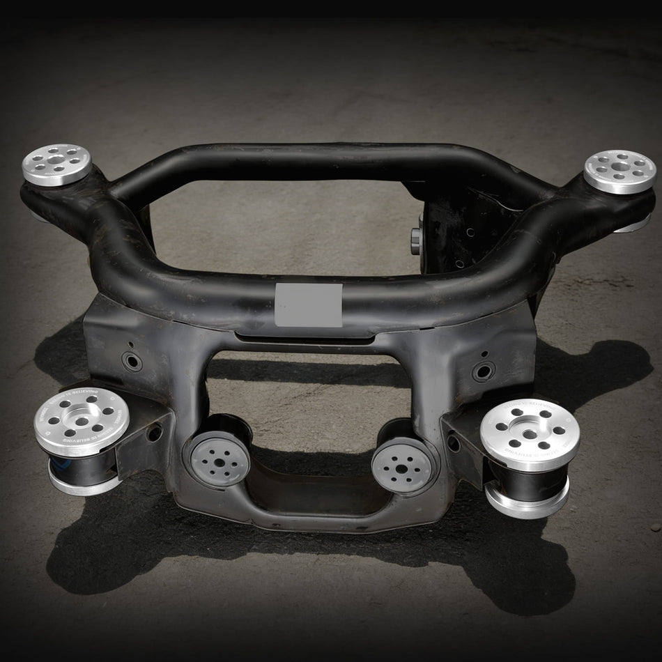 Solid Aluminum Rear Subframe Bushing Kit For BMW E46 1999-2006