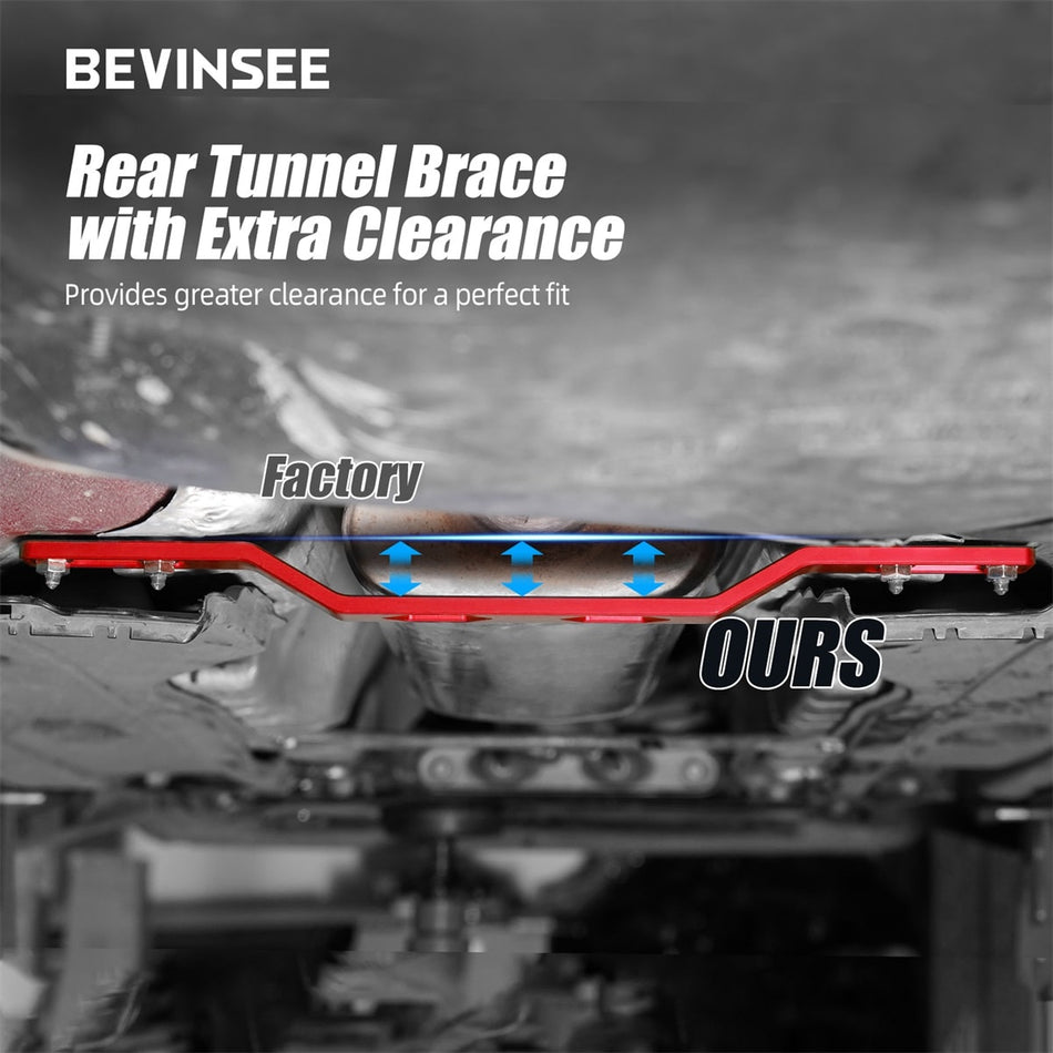 Rear Tunnel Brace For Audi A3 MQB Platform FWD & AWD Left Hand Drive