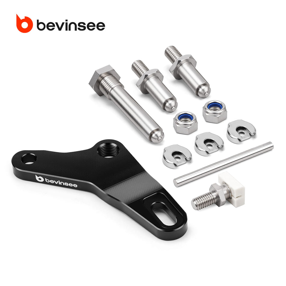 BEVINSEE Aluminum Relay Lever Assembly For VW GOLF MK5/6 For JETTA MK5/6 For MQ200 5 speed