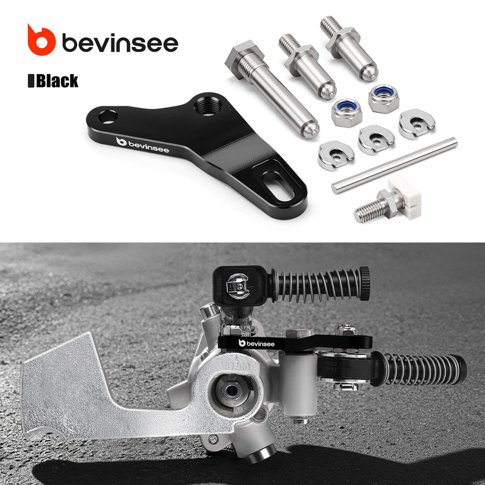 BEVINSEE Aluminum Relay Lever Assembly For VW GOLF MK5/6 For JETTA MK5/6 For MQ200 5 speed