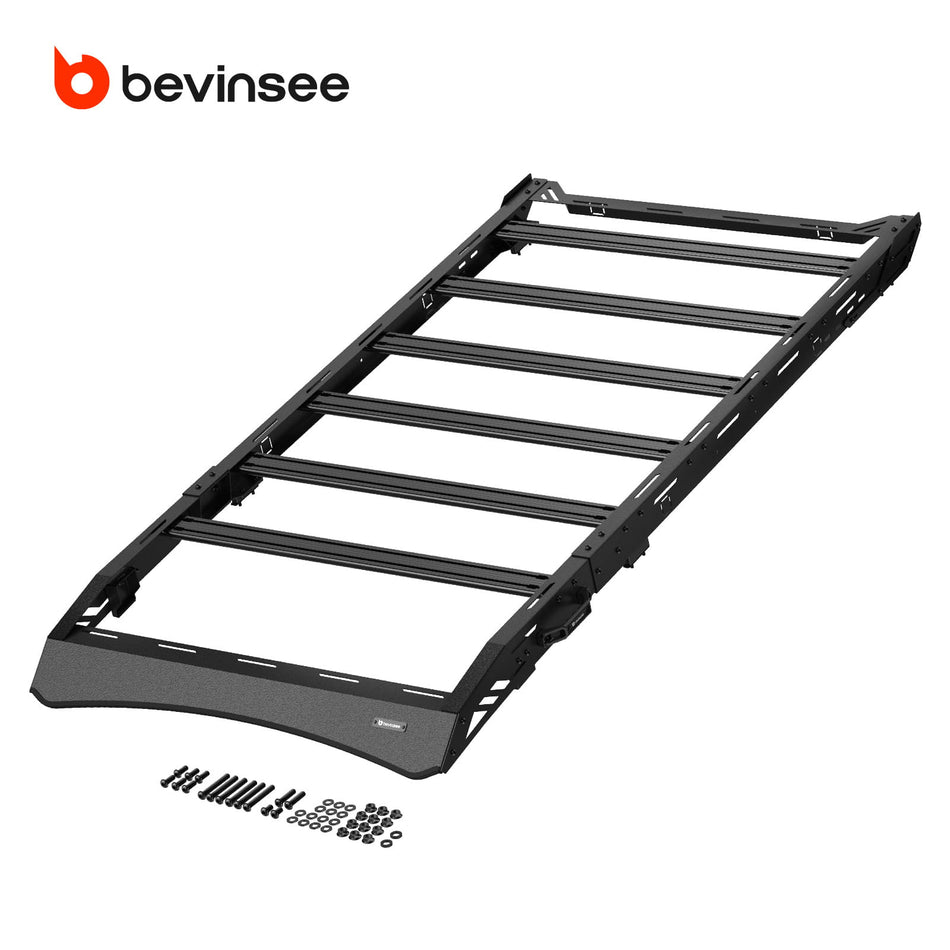 BEVINSEE Roof Rack Non-Drill For 4Runner 2014-2024