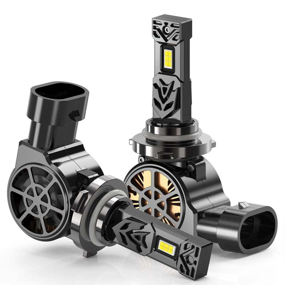 BEVINSEE S50 Canbus 9006 LED Headlight Bulbs 6000K For Yamaha