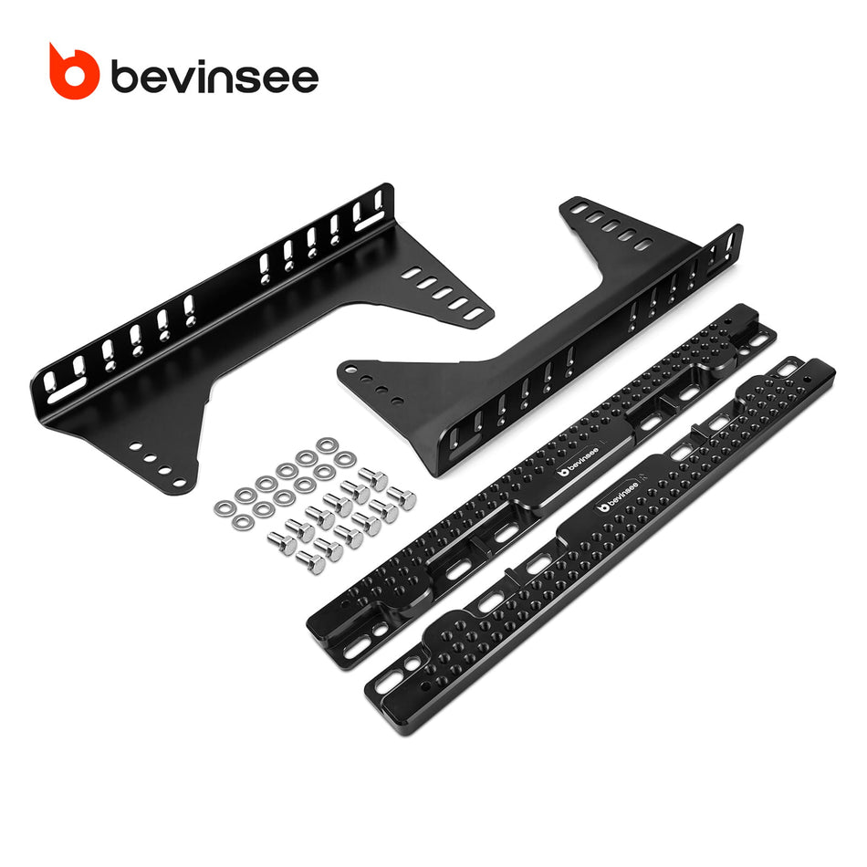 Aluminum Adjustable Seat Floor Mount Adapters & Seat Mount For BMW E90 E92 E91 E82