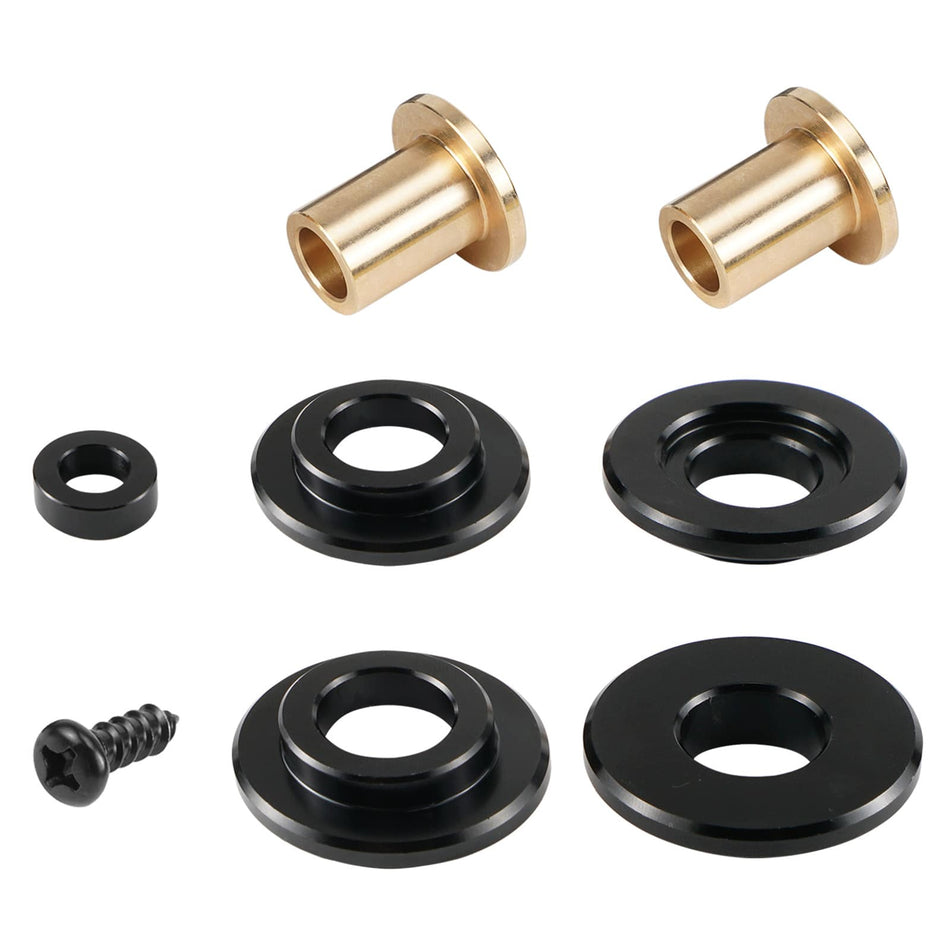 2PCS Solid Shifter Bushing For 2008 Plus VW Plastic Relay Lever With 10MM Pin