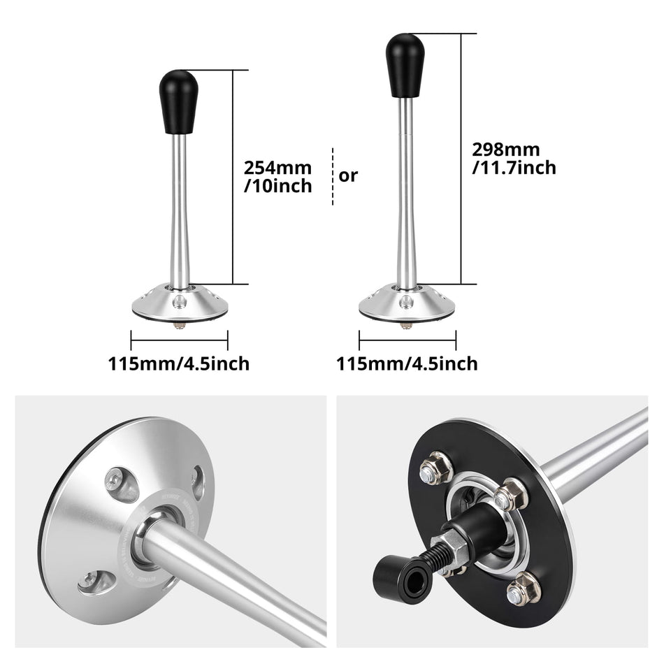 BEVINSEE Drift Solid Adjustable Short Shifter Quick Throw Shift Gear Lever Knob For BMW E36 E46 E39 Z3