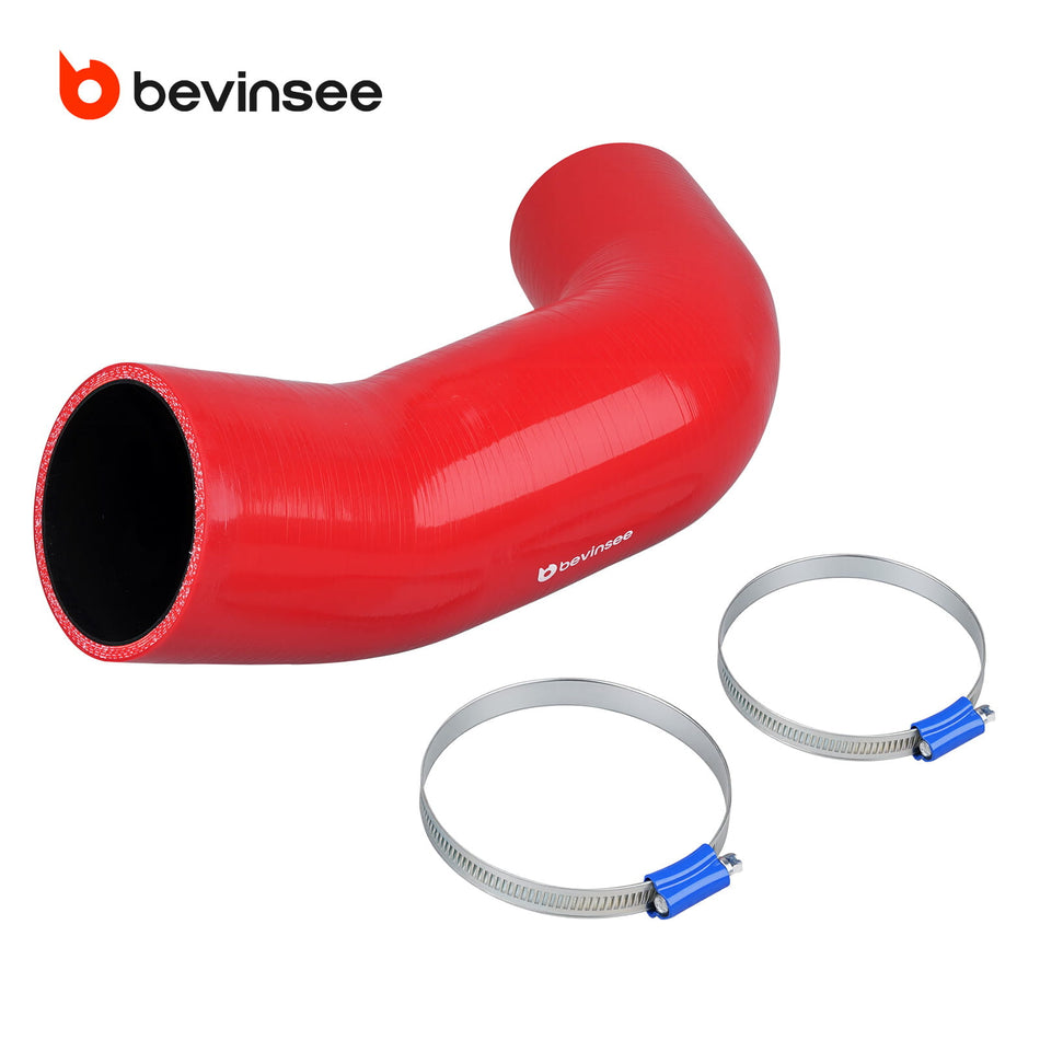 BEVINSEE Silicone Intake Hose Pipe For VW Golf MK7 GTI R Audi A3