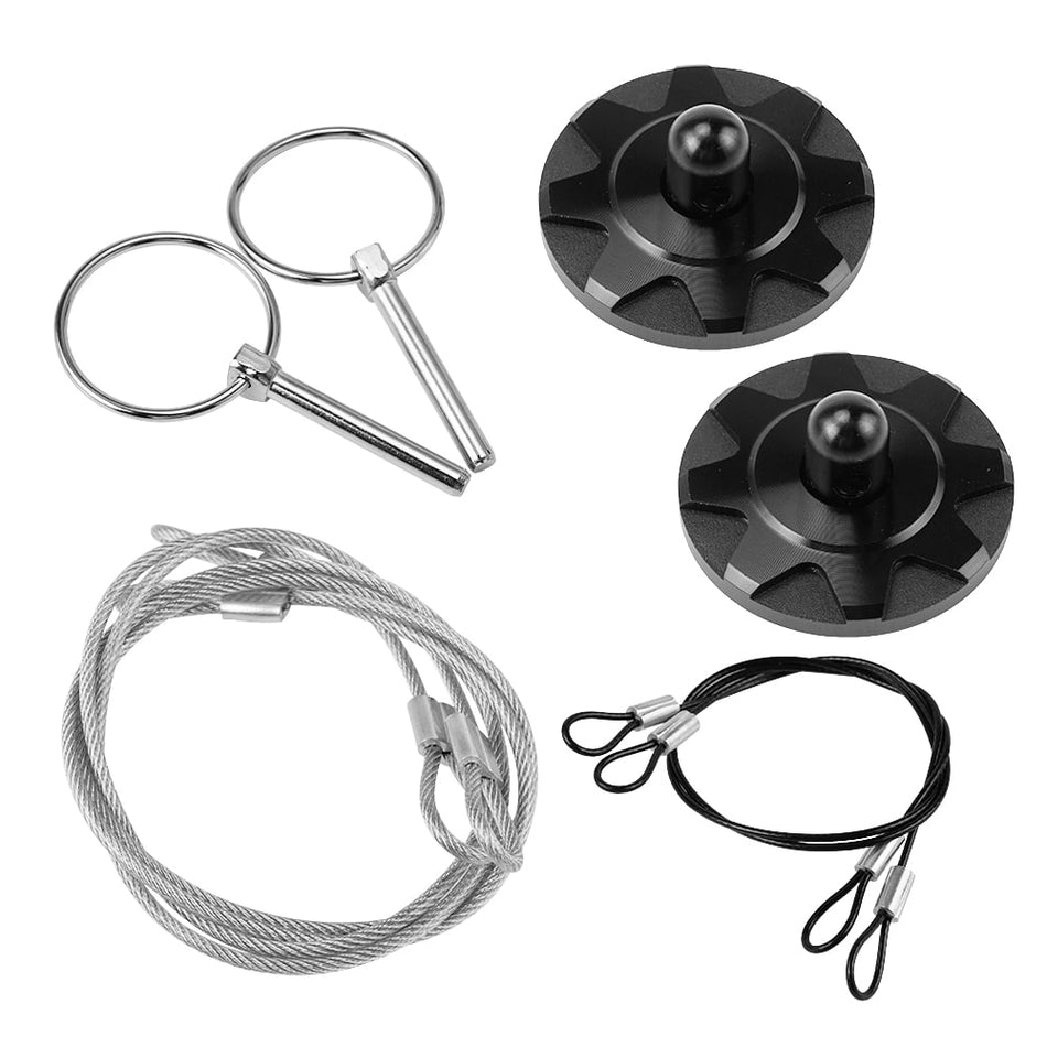 Universal Car Vehicles Sport Racing Bonnet Hood Pin Lock trim Appearance Kit