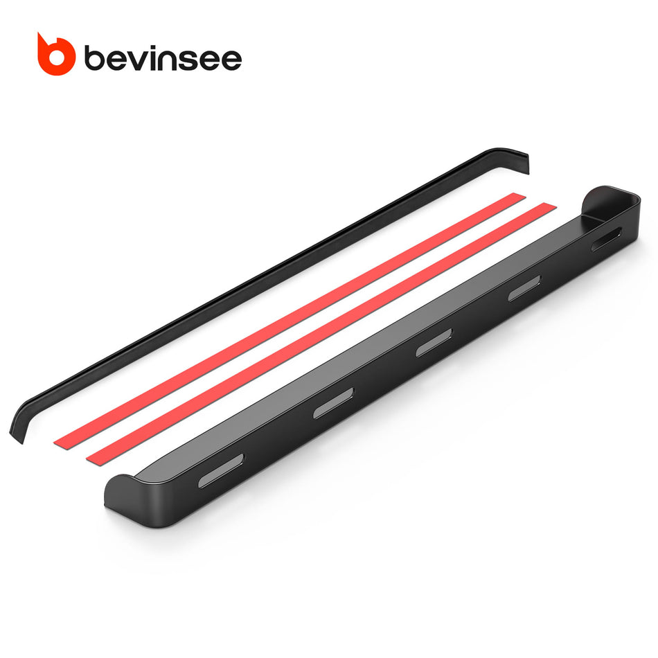 BEVINSEE Dashboard Copilot Armrest Storage Box For 5th gen 4Runner