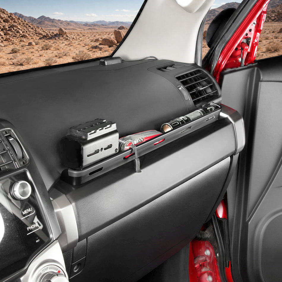 BEVINSEE Dashboard Copilot Armrest Storage Box For 5th gen 4Runner