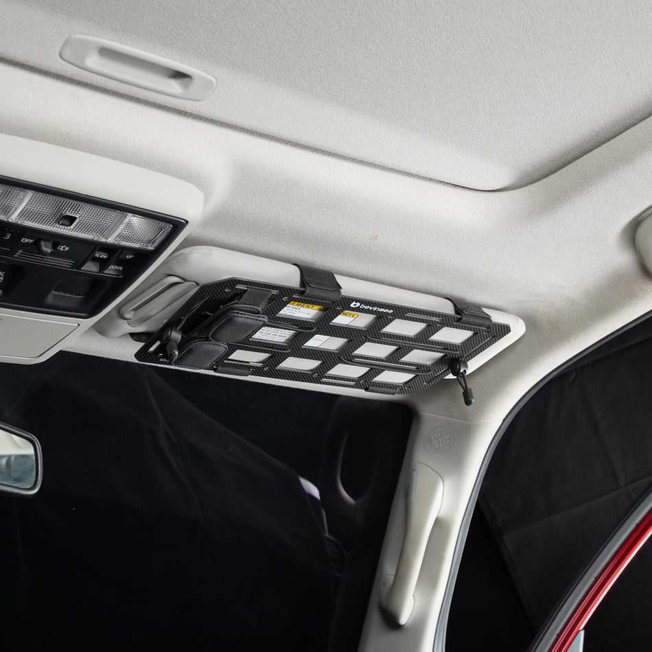 Carbon Fiber Visor Organizer For Toyota 4Runner