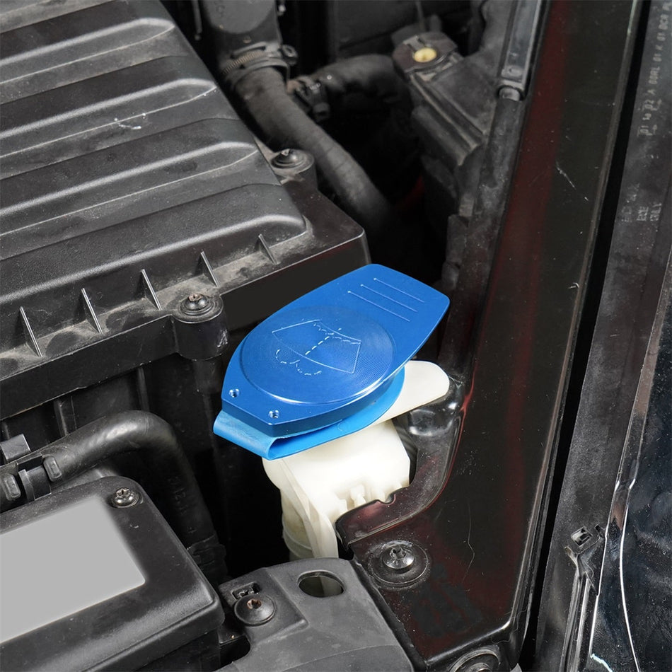 Aluminum Washer Fluid Reservoir Cap For VW Tiguan II 2.0 TSI