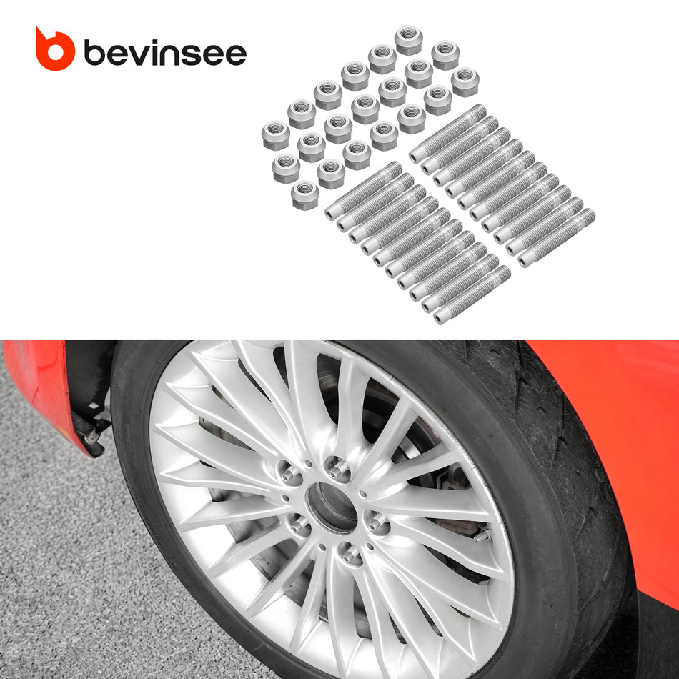 75mm Wheel Stud Conversion Kit- M12 X 1.5 Thread For BMW E36 E46 E90 E92 E60 E39