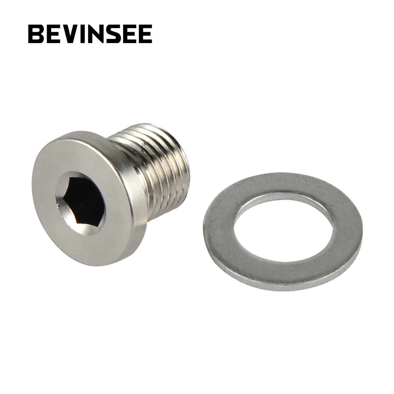 M12 x 1.25 Oxygen O2 Sensor Blanking Plug Bung Cap Washer