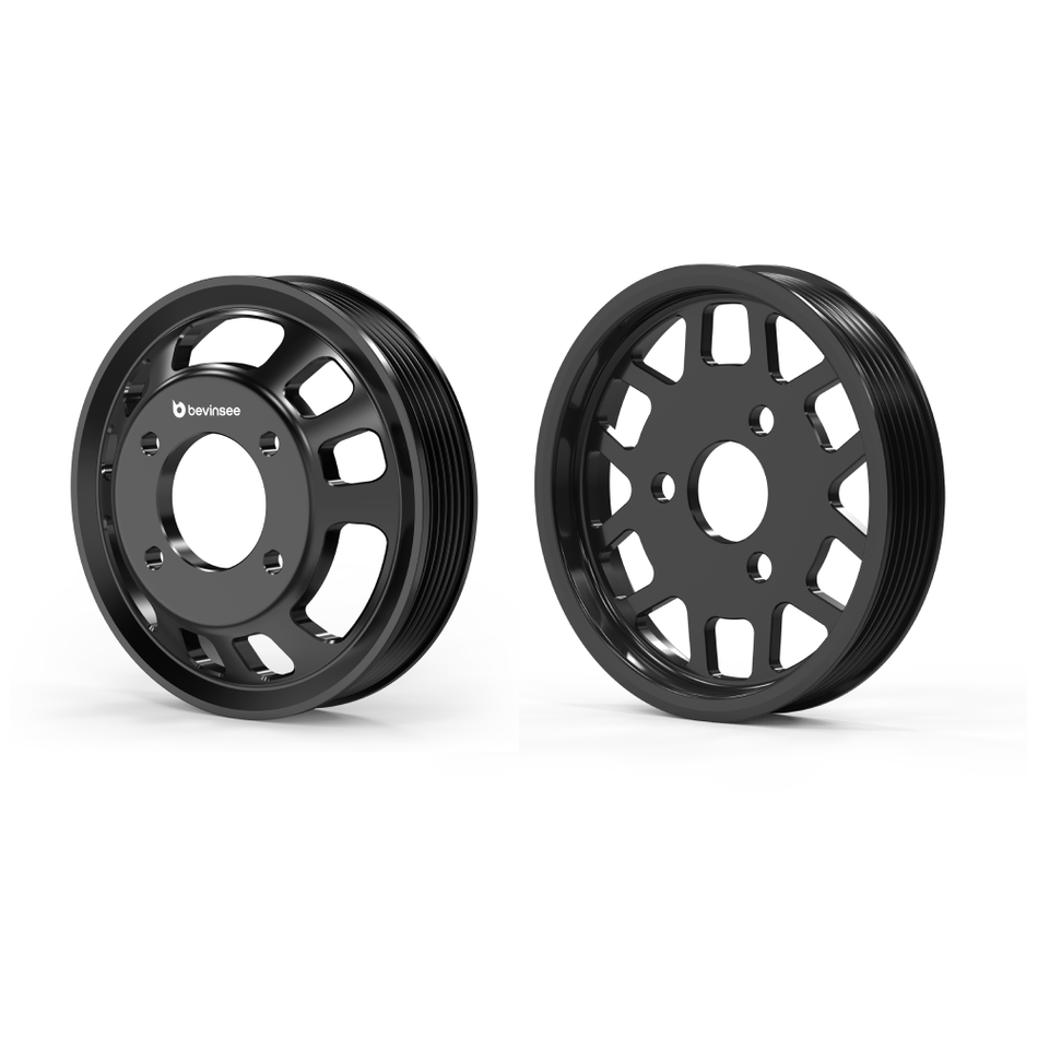 Water Pump Pulley & Power Steering Pulley For BMW E36 E39 Z3 M52