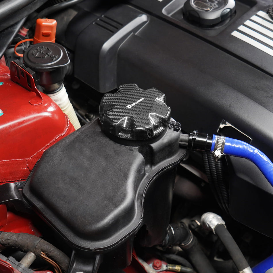 Carbon Fiber Coolant Tank Cap Cover& Real Carbon Fiber Oil Cap Cover & Wiper Washer Fluid Reservoir Cap For BMW E8X E9X F32 F36 X1 X3 X5