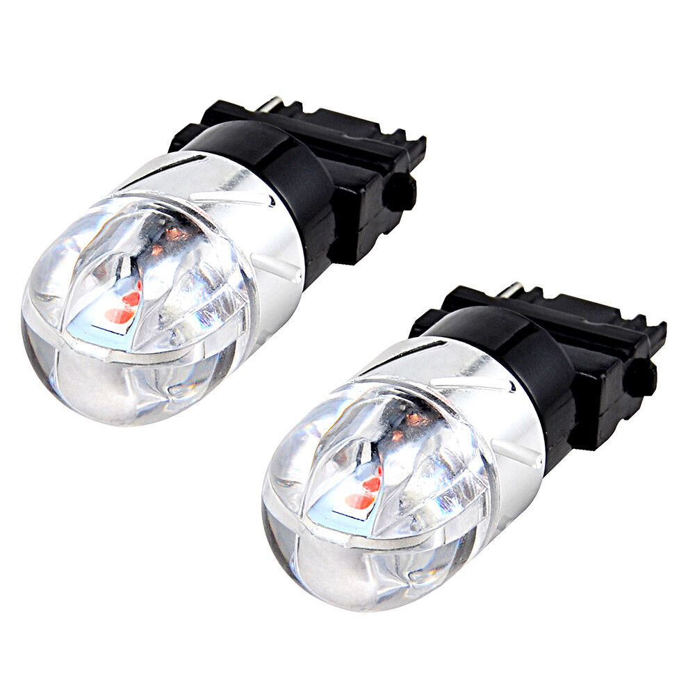 Bevinsee 3156 P27W LED Light Bulbs Car Indicator Tail Stop Brake Lamp Red 12V