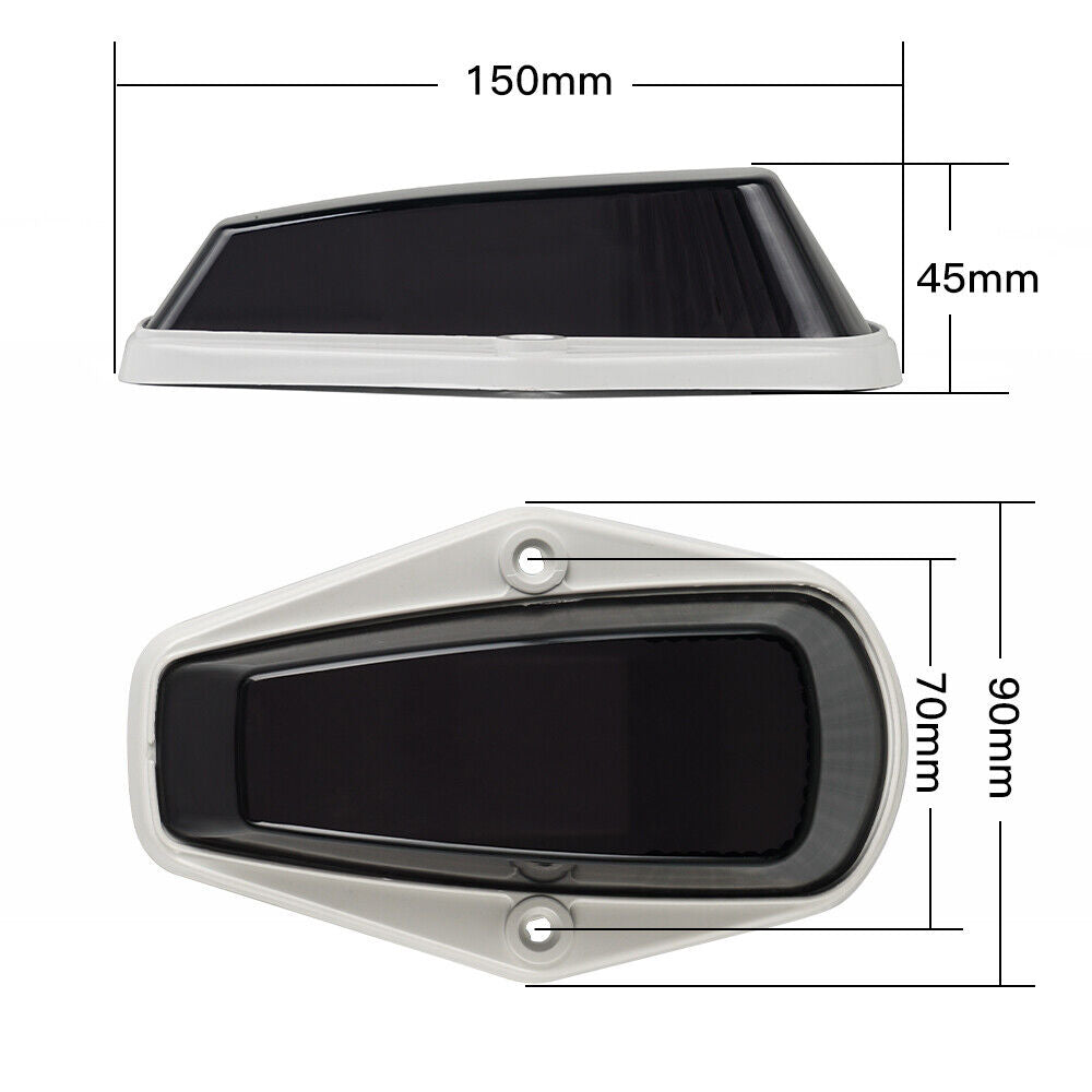 5pcs Smoke Lens T10 LED Cab Roof Marker Top Lights For Ford F Super Duty Blue