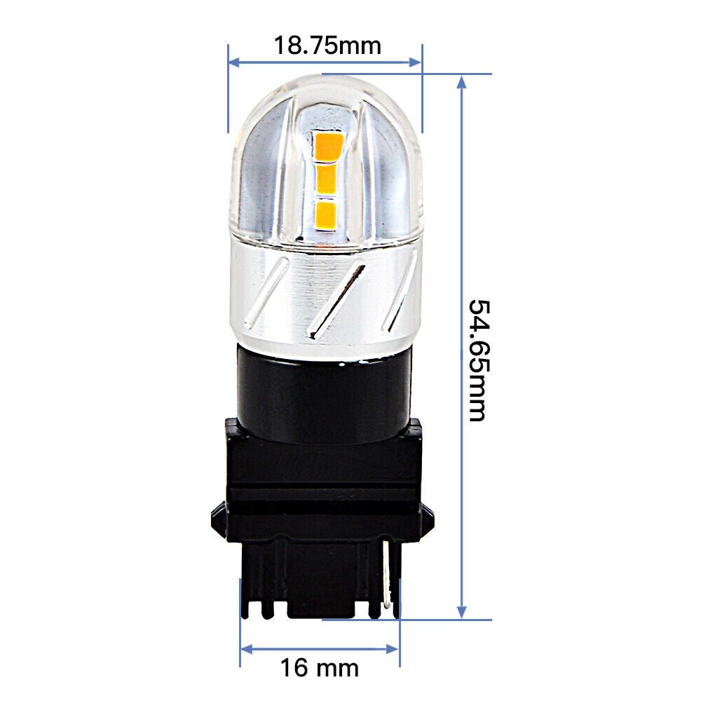 Bevinsee 3156 LED Sidelight Globes Turn Signal Globes Indicator Light Kit 12V