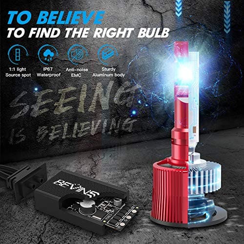 V35 LED Headlight Bulbs Fog Light Kit-VC Cooling Tech