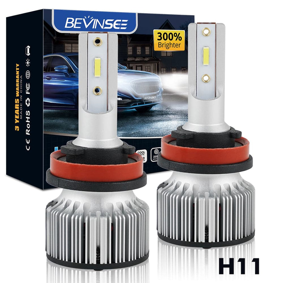 BEVINSEE F31C H11 H8 H9 LED Headlight Bulbs High beam Low Beam Fog light