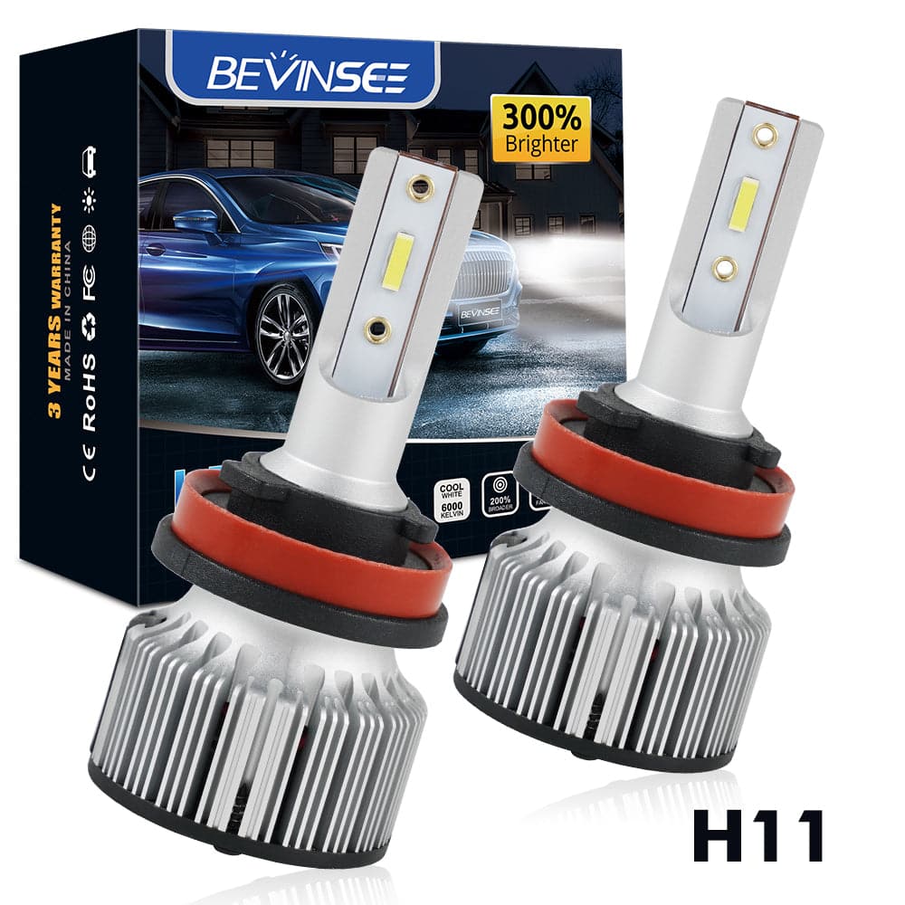 BEVINSEE F31C H11 H8 H9 LED Headlight Bulbs High beam Low Beam Fog light