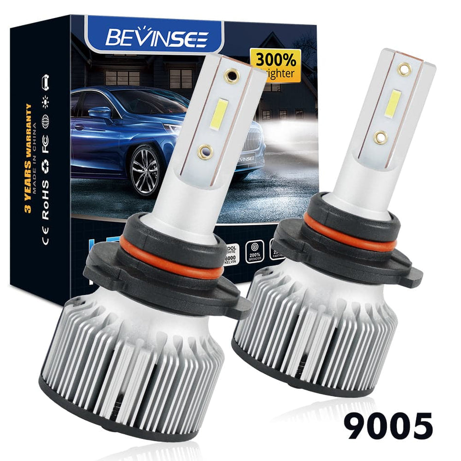 BEVINSEE F31C 9005 HB3 LED Headlight Bulbs 10000LM 60W