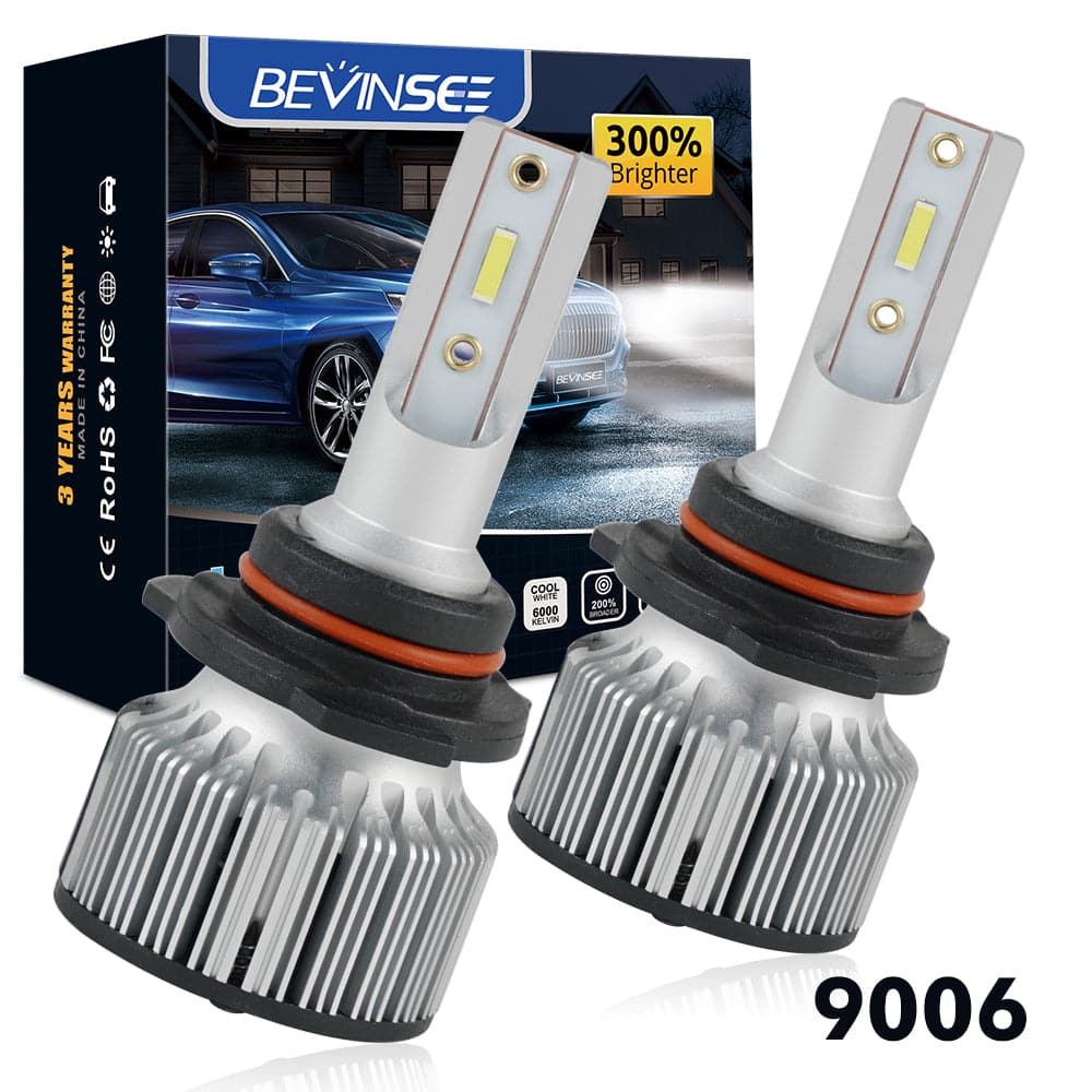 BEVINSEE F31C 9006 HB4 LED Headlight Bulbs High beam Low Beam Lights