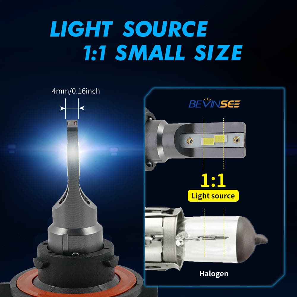 F31B 9008 H13 LED Headlights Bulbs Hi/Low Beam White