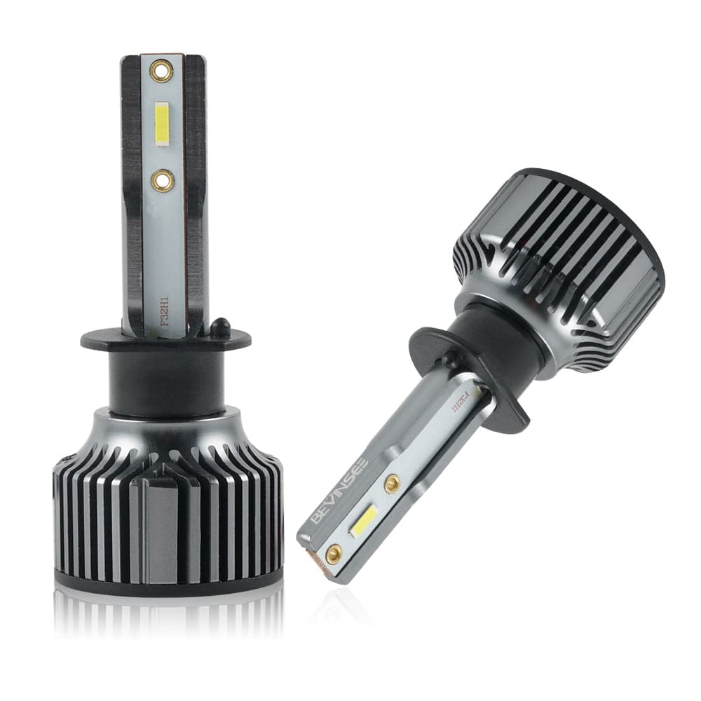 F31B H1 Motorcycle LED Headlights 6000K 6000LM White Bulbs