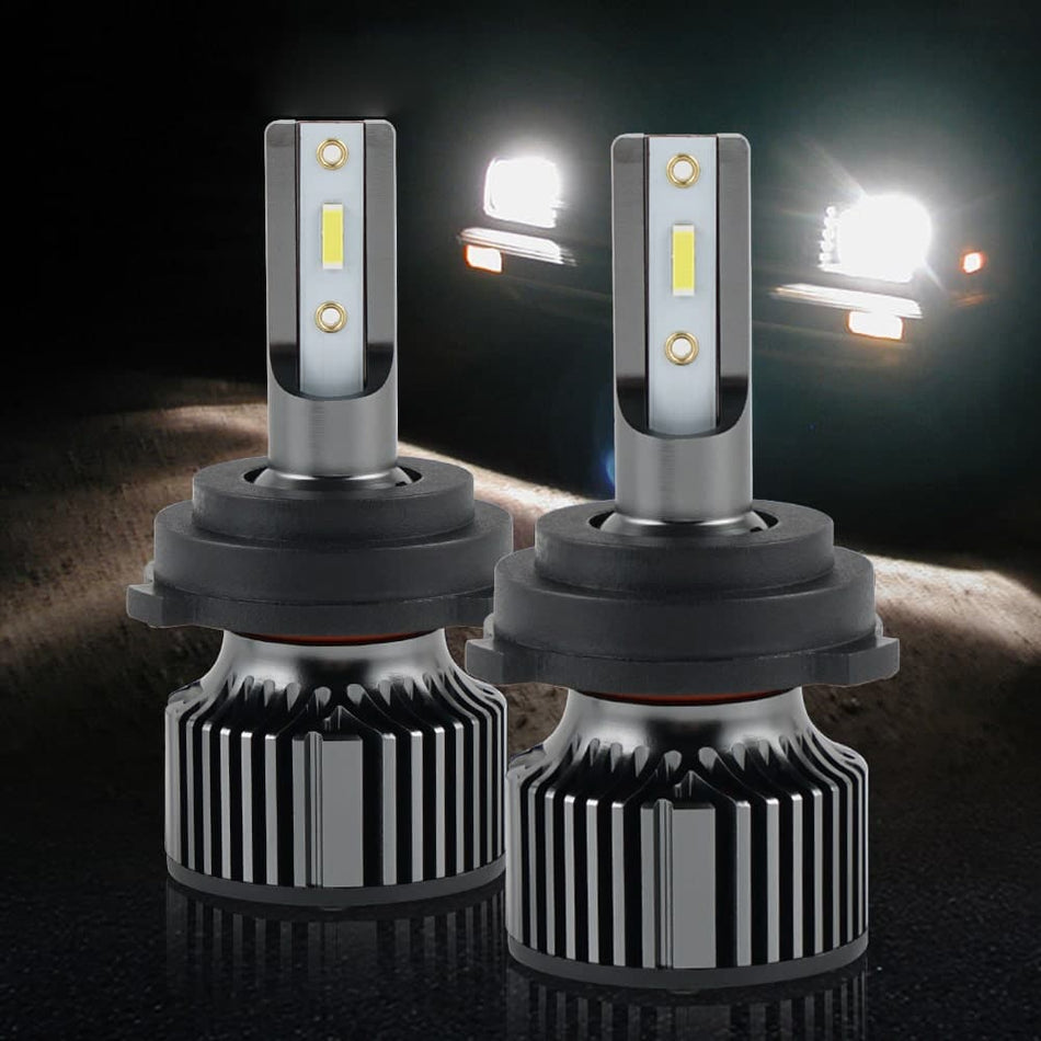 BEVINSEE Custom H7 LED Headlights Bulbs for Touran Fit Tiguan Fits Golf Low Beam