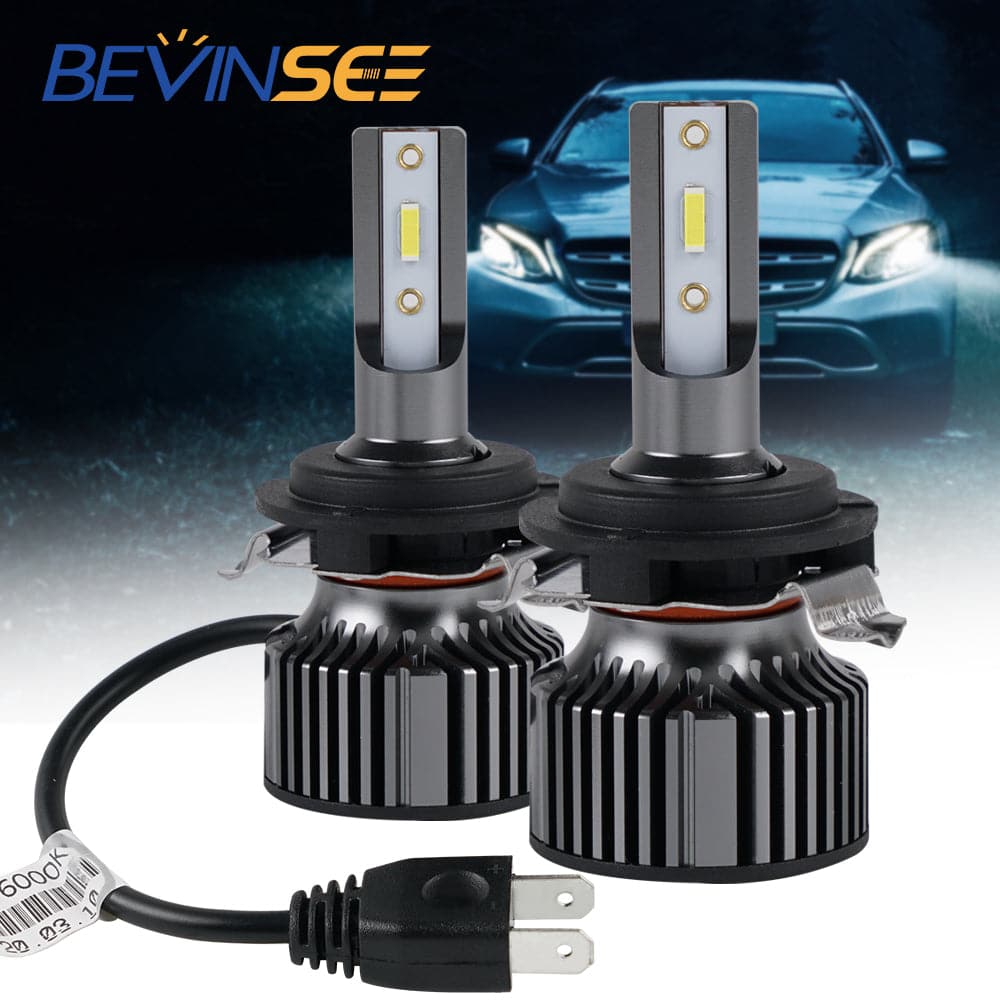 BEVINSEE Custom H7 LED Headlights High Beam Bulbs for Ford Fusion 07-11