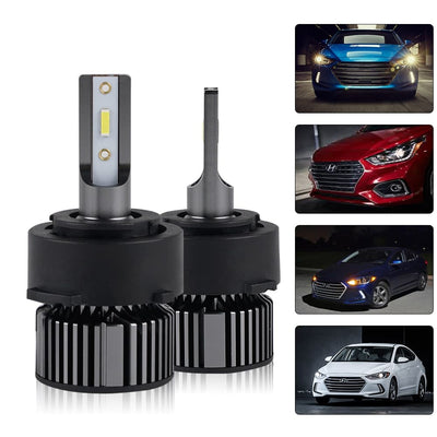 H7 LED Headlight Kit High Beam Bulbs for Hyundai Kia