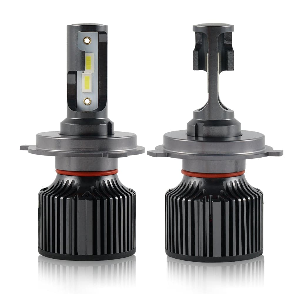 BEVINSEE Fit Ford Fiesta 1998-2001 H4 HB2 Dual Beam Conversion LED Headlight Bulb 24V 60W