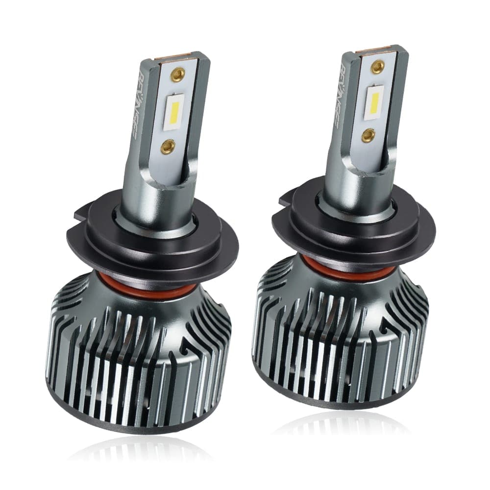 BEVINSEE H7 24V Heavy Truck LED Headlight Bulbs High Low Beam Lamps DRL 8000lm