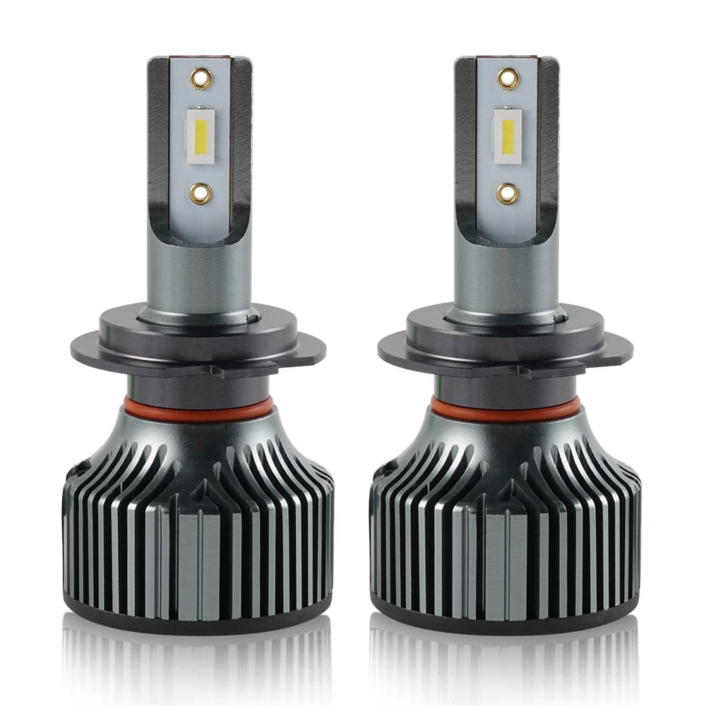 BEVINSEE H7 24V Heavy Truck LED Headlight Bulbs High Low Beam Lamps DRL 8000lm