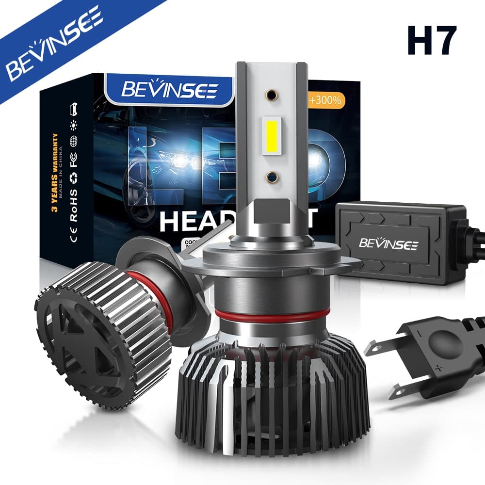 Bevinsee S1 H7 6000K LED-Lampen, Motorisierung \ Fahrzeugteile \ Autoteile