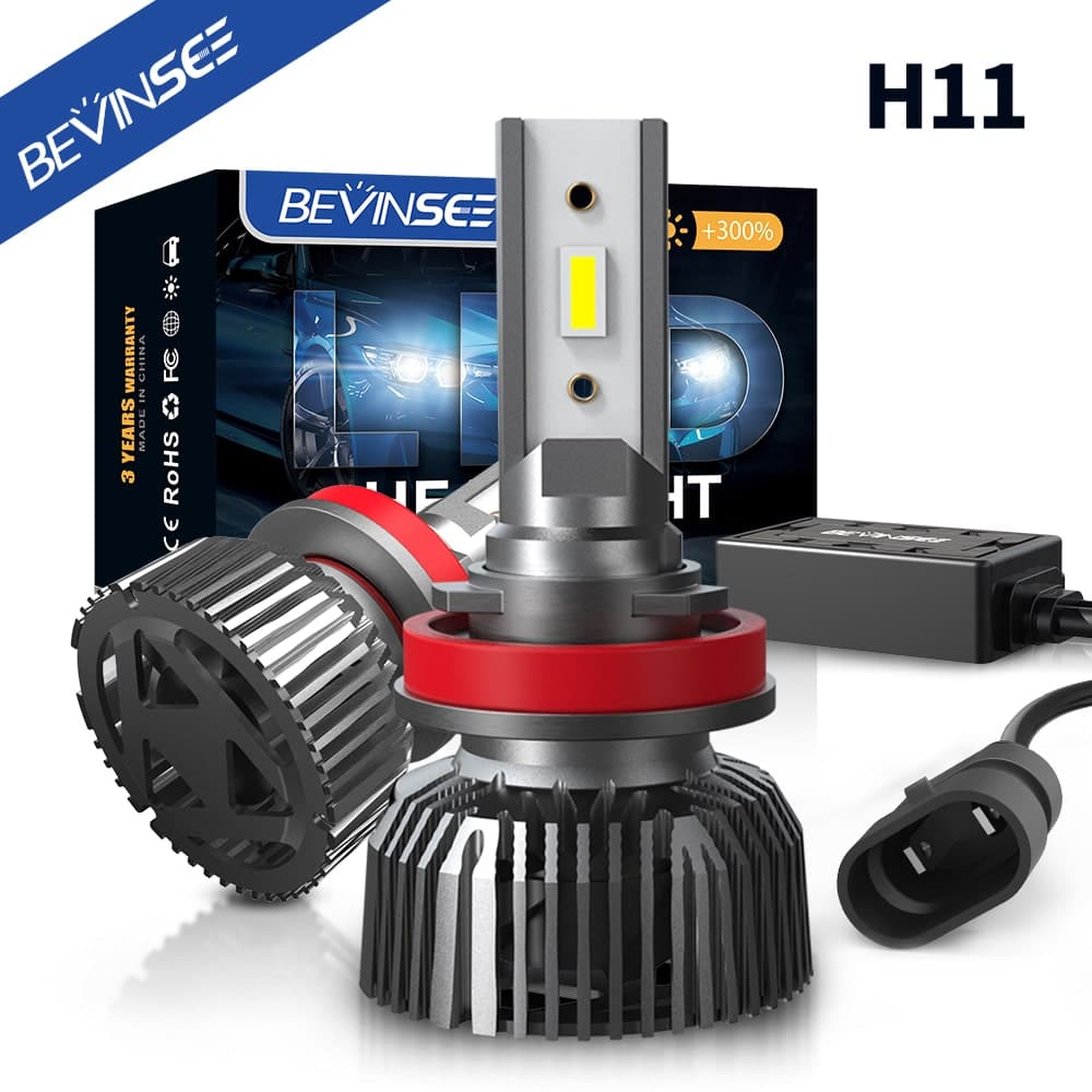 BEVINSEE 2022 A01 H11/H8/H9 LED Headlights 65W 13000LM