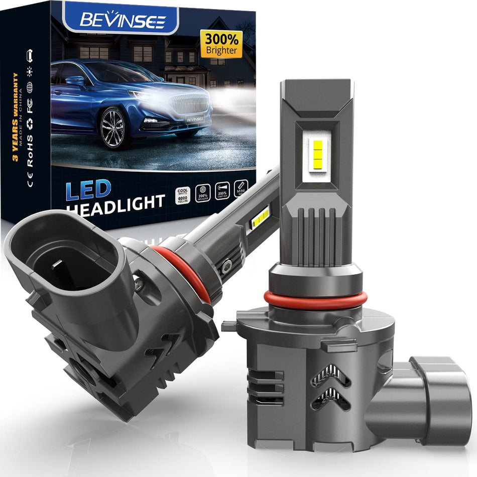 S350 9005 HB3 LED Headlight Bulbs High Beam 50W For Dodge Journey 11-19