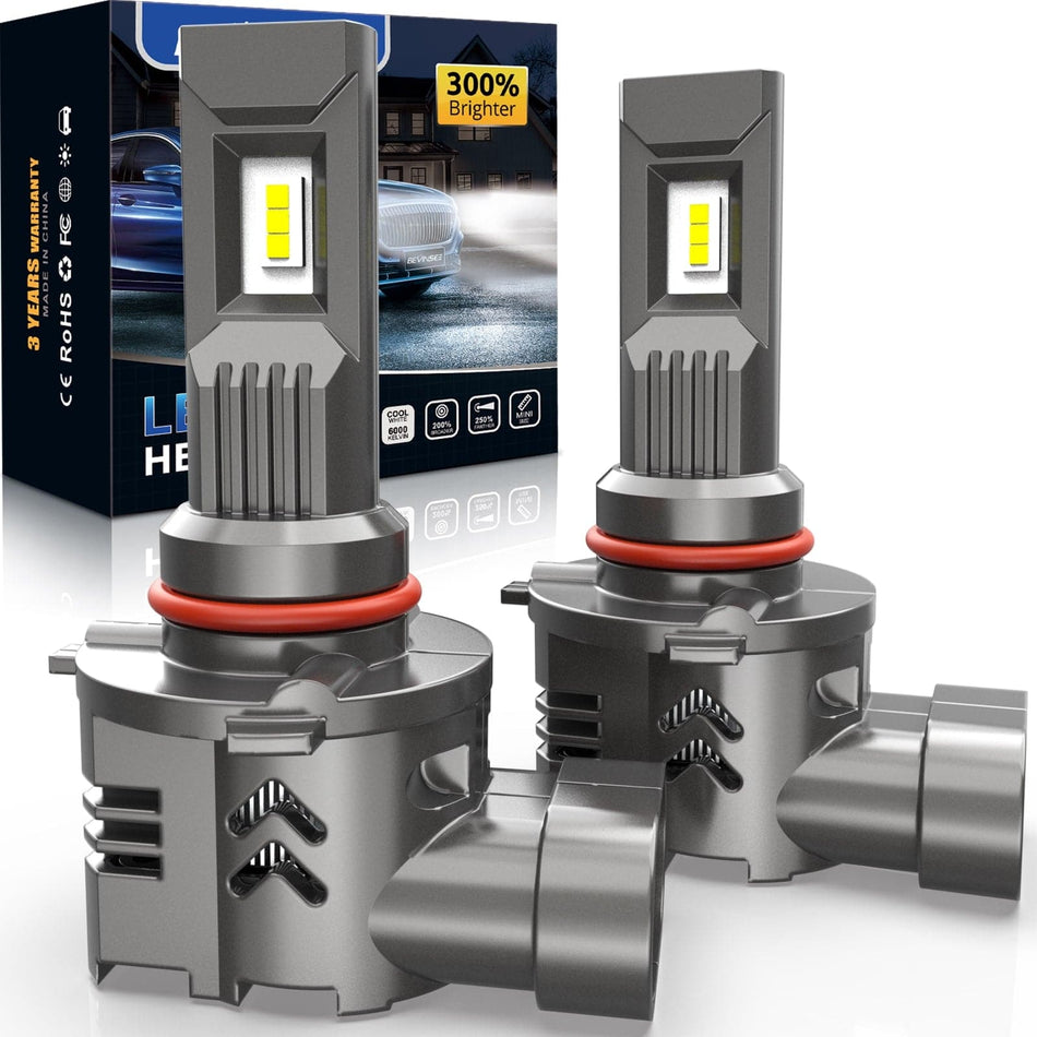 S350 9005 HB3 LED Headlight Bulbs High Beam 50W For Dodge Journey 11-19
