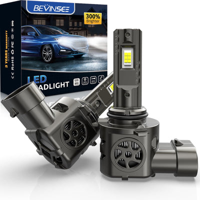 S550 9006 HB4 LED Headlight Bulbs 100W Low Beam Lights