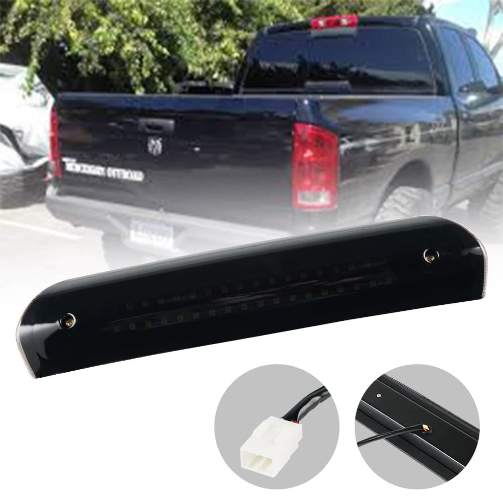 Smoked Red/White Pickup 3rd Third Brake Light for Dodge RAM 2500 3500 2003-2009