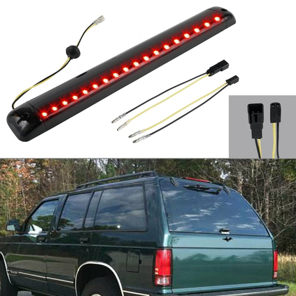 BEVINSEE LED 3RD Third Brake Light Tail Stop Lamps For GMC Yukon 92-99 XL 1500 2500 00-04